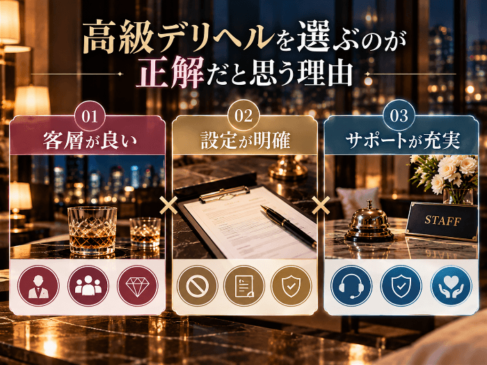 高級デリヘルの客層と働く環境
